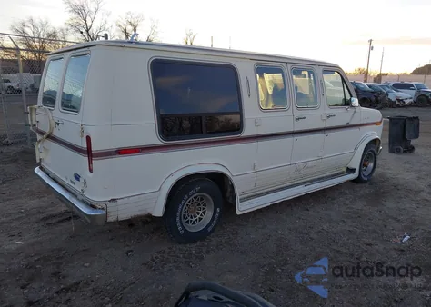 1985 Ford Econoline E150 Van z USA, uszkodzony, nr VIN 1FDEE14H7FHA90363
